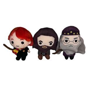 Hagrid, Ron Weasley Dumbledore Charms Mini Wizarding World Harry Potter 4” plush